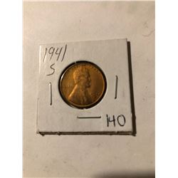 1941 S Wheat Penny Great Detail