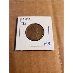 1949 D Wheat Penny