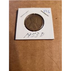 1953 D Wheat Penny