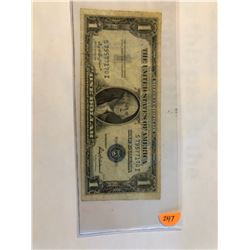 1935 F Series 1 dollar silver certificate