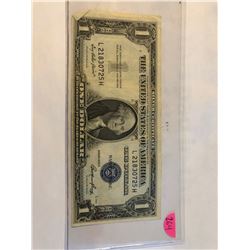 1935 E Series One Dollar Silver Certificate
