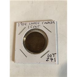 1914 Rare Canada Large Cent