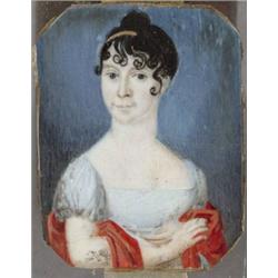 Német festo, 1810 körül - Fiatal hölgy portréja