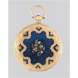 Nyitott, kulcsos noi zsebóra