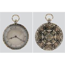 Nyitott, kulcsos noi zsebóra