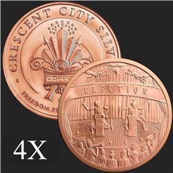 5 oz Election .999 Fine Copper Bullion Round