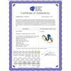 Image 2 : 0.25 CTW Blue Color Diamond Ring 10KT Yellow Gold - REF-32W9K