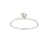 Image 1 : 0.06 CTW Diamond Ring 18K White Gold - REF-16R7K