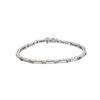 Image 1 : 1.67 CTW Multi-Color Sapphire Bracelet 14K White Gold - REF-66N2Y