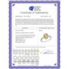 Image 2 : Natural 1.22 ctw Citrine & Diamond Engagement Ring 14K White Gold - REF-27Y2X