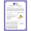 Image 2 : Natural 1.08 ctw Whisky-quartz & Diamond Engagement Ring 14K Yellow Gold - REF-30N9G