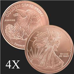 5 oz Walking Liberty .999 Fine Copper Round