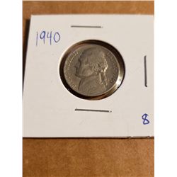 1940 Jefferson Nickel