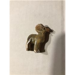 Solid Handcarved Gemstone BIGHORN RAM Soapstone 13.8 grams