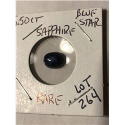 Extremely Rare HUGE 5.50 carat Blue STAR SAPPHIRE Tested Natural Authentic Beautiful Gemstone