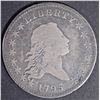 Image 1 : 1795 FLOWING HAIR HALF DOLLAR, FINE a few marks