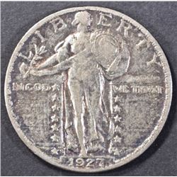 1927-S STANDING LIBERTY QUARTER AU