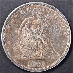 1846-O SEATED LIBERTY HALF DOLLAR CH ORIG UNC