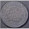Image 2 : 1802 DRAPED BUST LARGE CENT, VF/XF rim bump