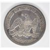 Image 2 : 1858 SEATED LIBERTY HALF DOLLAR, AU/BU