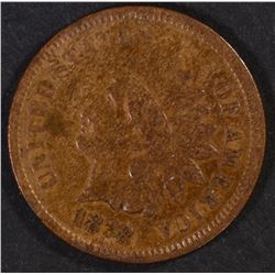 1878 INDIAN CENT, VF