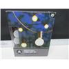 Image 1 : New Frosted Bulb Light Set / 20ft indoor/outdoor Tested Working