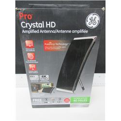 GE Pro Crystal HD  Amplified Antenna full1080p 4K Ultra HD / Free local TV