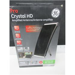 GE Pro Crystal HD  Amplified Antenna full1080p 4K Ultra HD / Free local TV