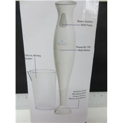 New Rival Hand Blender / 150watt motor - stainless blade - 500ml beaker inc.