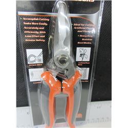 New Industrial Scissors / Heavy Duty Stainless Steel Blades / cut wire/leather