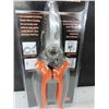 Image 1 : New Industrial Scissors / Heavy Duty Stainless Steel Blades / cut wire/leather