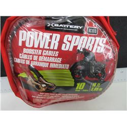 New 10ft Power Sports Booster Cables for ATV / SxS / Sleds and Bikes