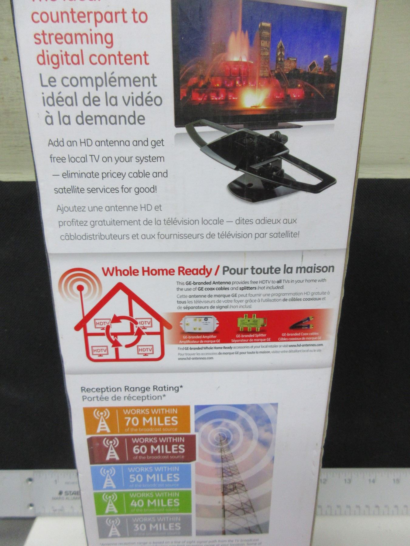 New GE Ultra Pro Stealth HD Antenna full HD 1080P 4K Ultra HD / get free