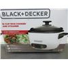 Image 1 : New Black & Decker 16 cup Rice Cookerand Steamer / steamer basket inc.