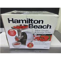 Hamilton Beach Meat Grinder & Sausage Stuffer / 500watt Motor 2lb pm 5/8hp