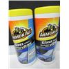Image 1 : 2 New Armor All Glass Wipes / 25 per
