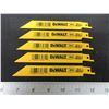Image 1 : 5 New DeWalt 6" Bi-Metal Recip/Sawzall Blades