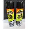 Image 1 : 2 New Armor All Tire Foam /567g protectant / powerful clean deep black look