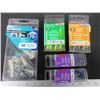 Image 1 : New Bundle of Wall Anchors / EZ Anchors / and plastic wall plugs with screws