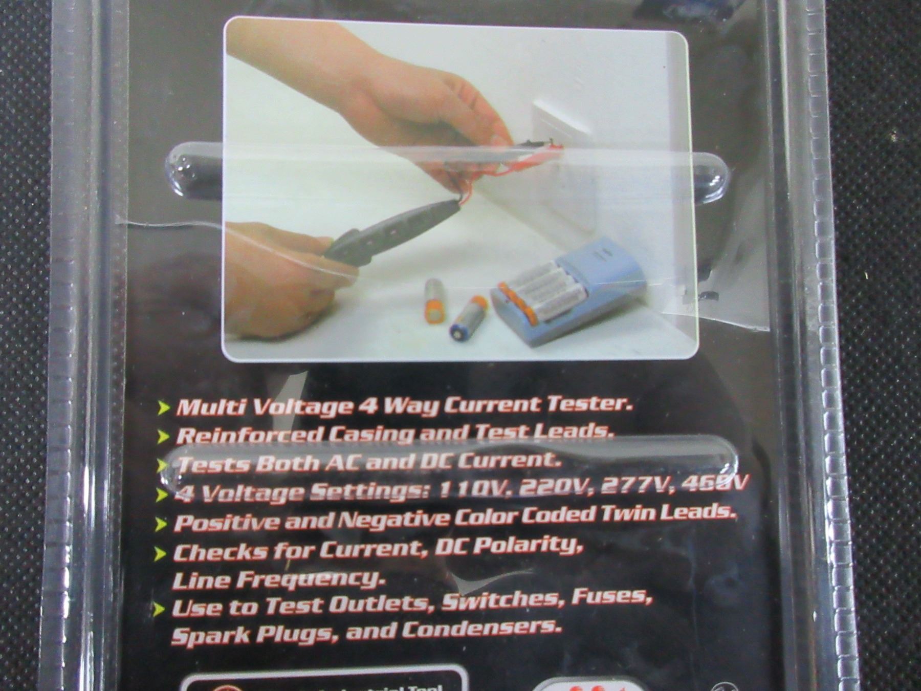 110-460 Volts Way Tester Ideal For AC And CD Multi Voltage Circuit Tester