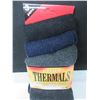 Image 2 : New Mens Warm Winter Thermal Socks 3 pack/ grey/blue/black size 10-13