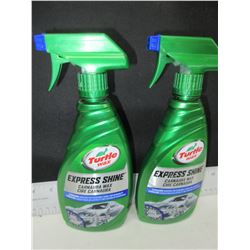 2 New Turtle Wax Express Shine Carnuba Wax 473ml spray