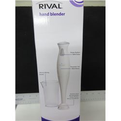 New Rival Hand Blender / 150watt motor - stainless blade - 500ml beaker inc.