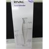 Image 1 : New Rival Hand Blender / 150watt motor - stainless blade - 500ml beaker inc.
