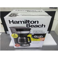 New Hamilton Beach 12 cup Programmable Coffee Maker / 3 brew options