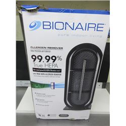 Bionair Allergen Remover 99.99% true Hepa / most powerful filtration ever