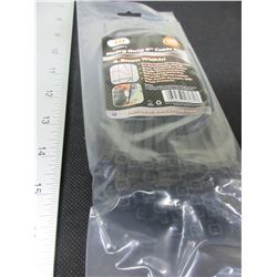 New pack of 100 Cable/Zipties  8" Heavy Duty black