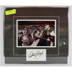 DON CHERRY AUTOGRAPH FRAMED.