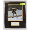 Image 1 : BOBBY ORR AUTOGRAPH FRAMED.