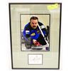 Image 1 : RANDY FERBY CURLER AUTOGRAPH FRAMED.